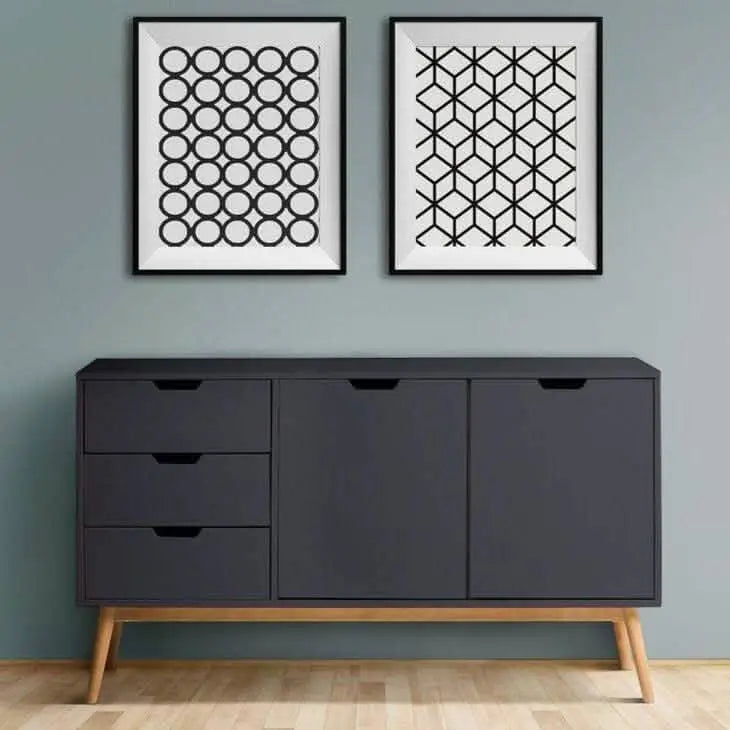 وحدة تخزين خشبية 150*35*93 سم - ROD351 - Homix