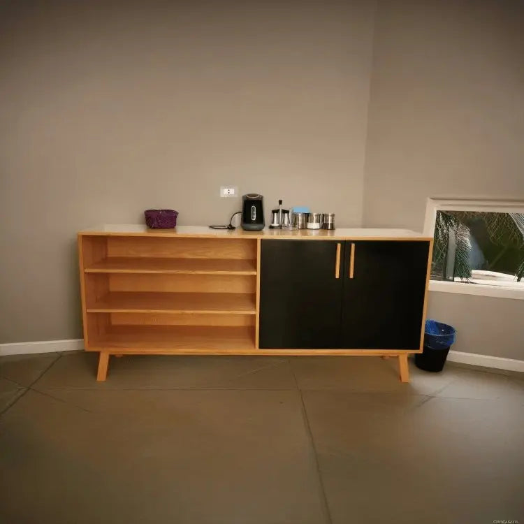 وحدة تخزين خشبية 160*35*90 سم - ROD350 - Homix