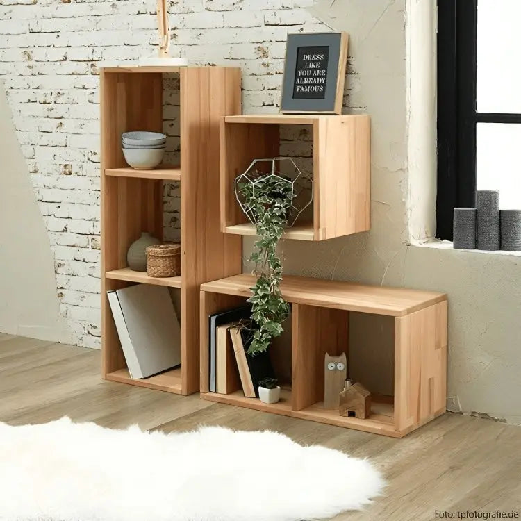 وحدة أرفف خشب كونتر 25*25*75 سم - ROD325 - Homix