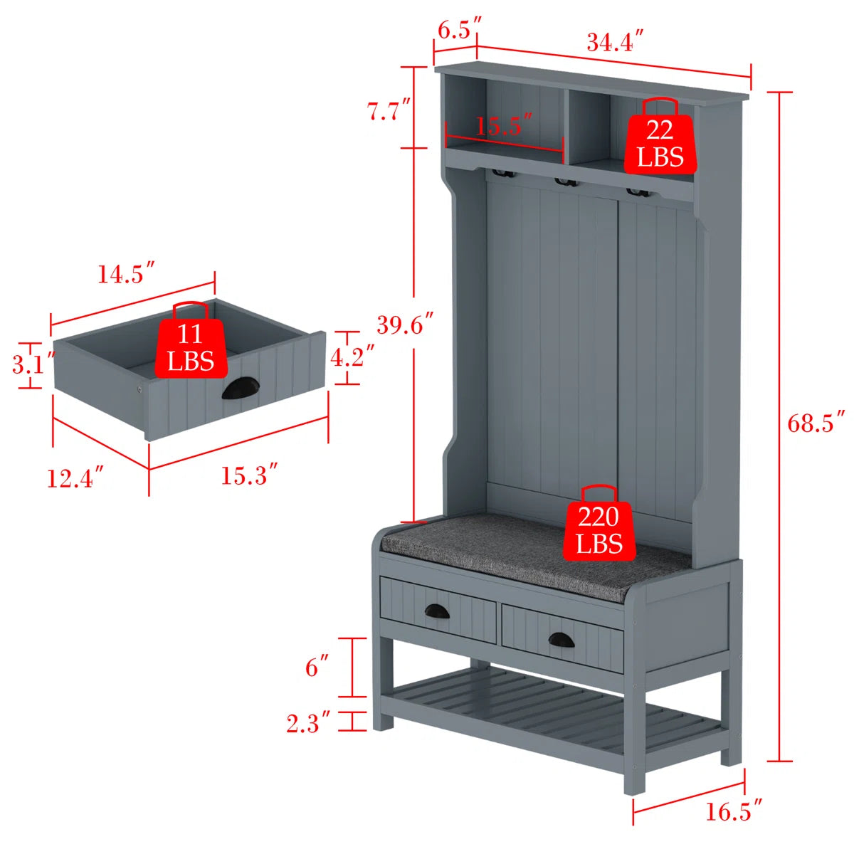 Entrance furniture ART.WA11040