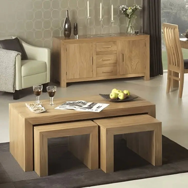 ثلاث ترابيزات متداخلة 40*120*40 سم - ROD15 - Homix