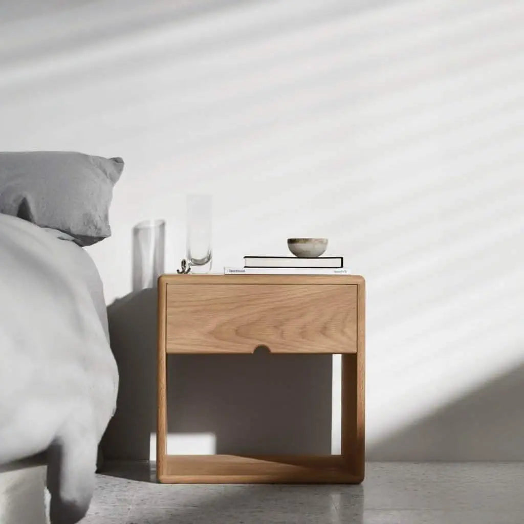 كومود خشب سويد طبيعي 40*29*50 سم - ROD269 - Homix