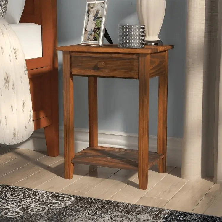 كومود خشب سويد طبيعي 40*29*63 سم - ROD250 - Homix