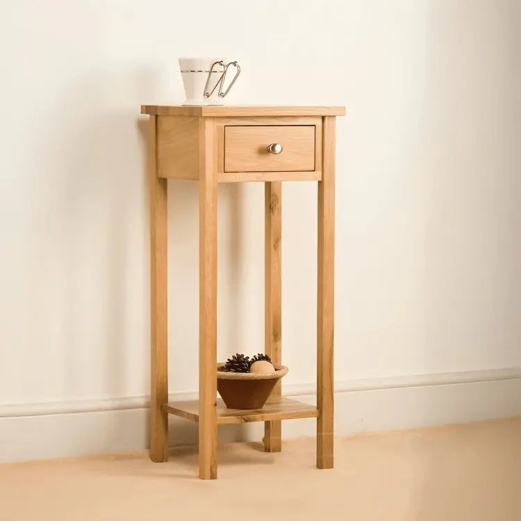 كومود خشب سويد طبيعي 40*29*70 سم - ROD249 - Homix