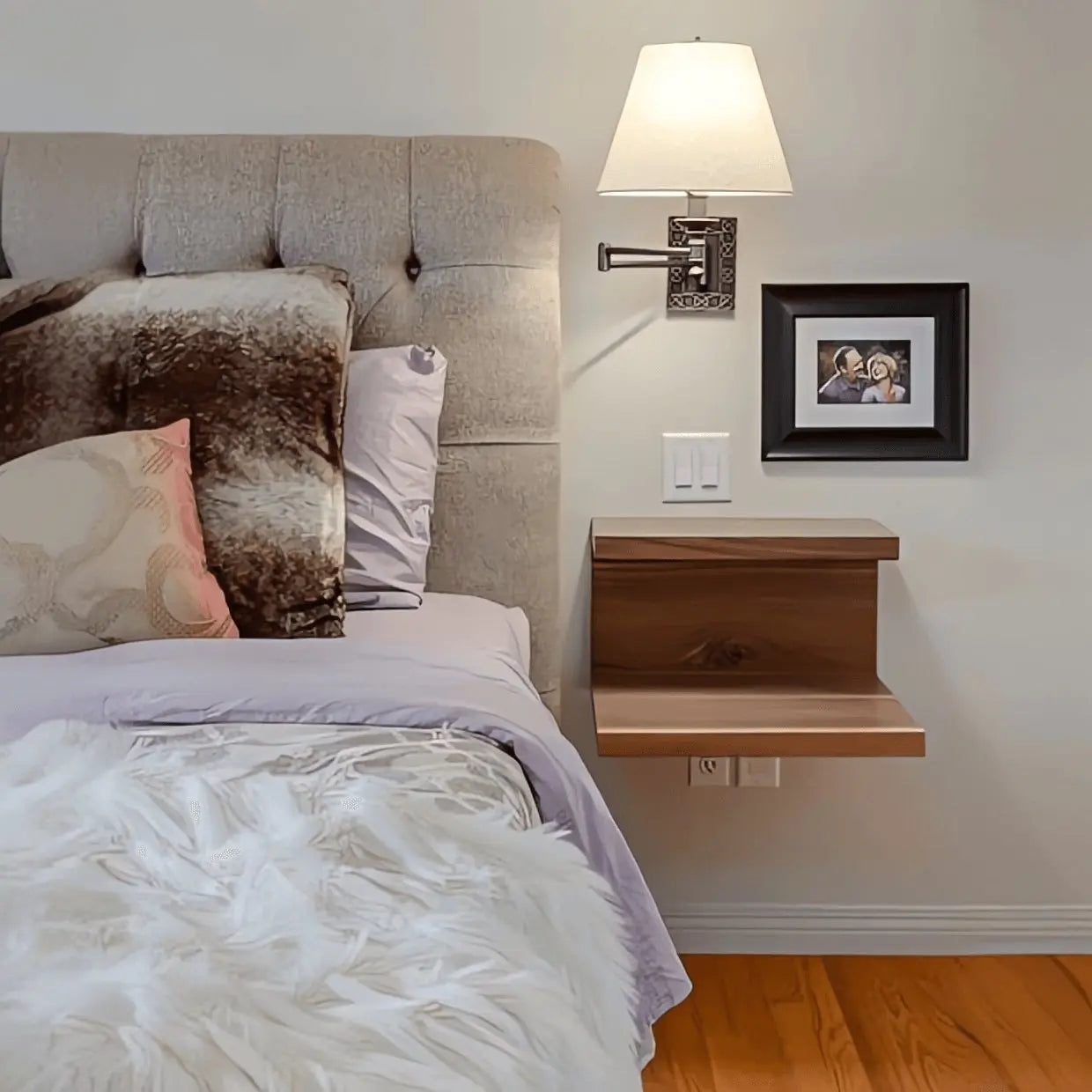 كومود معلق من رفين 40*35*30 سم - ROD256 - Homix