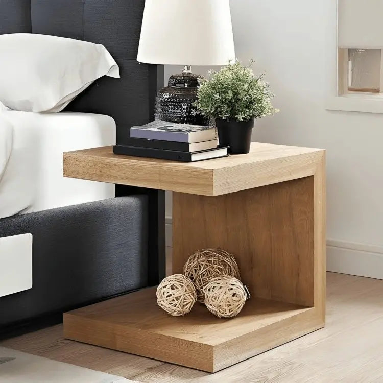 ترابيزة جانبية خشب موسكي 40*40*40 سم - ROD111 - Homix