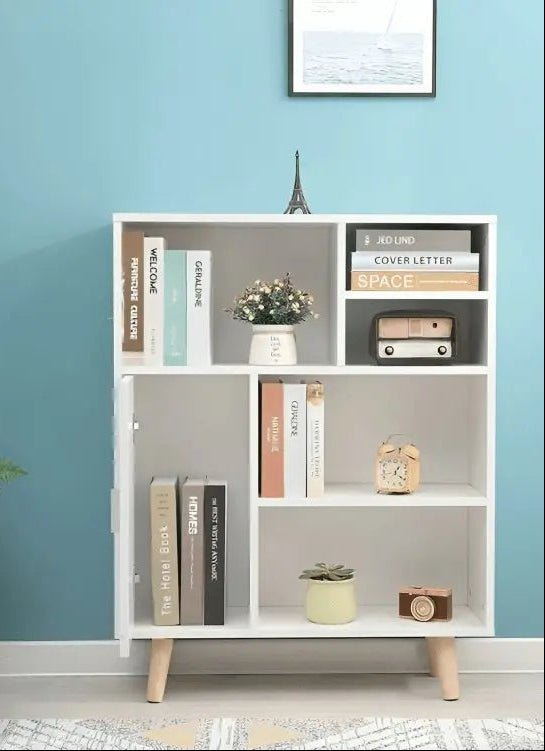 وحدة أرفف خشبية 90*30*115 سم - ROD334 - Homix