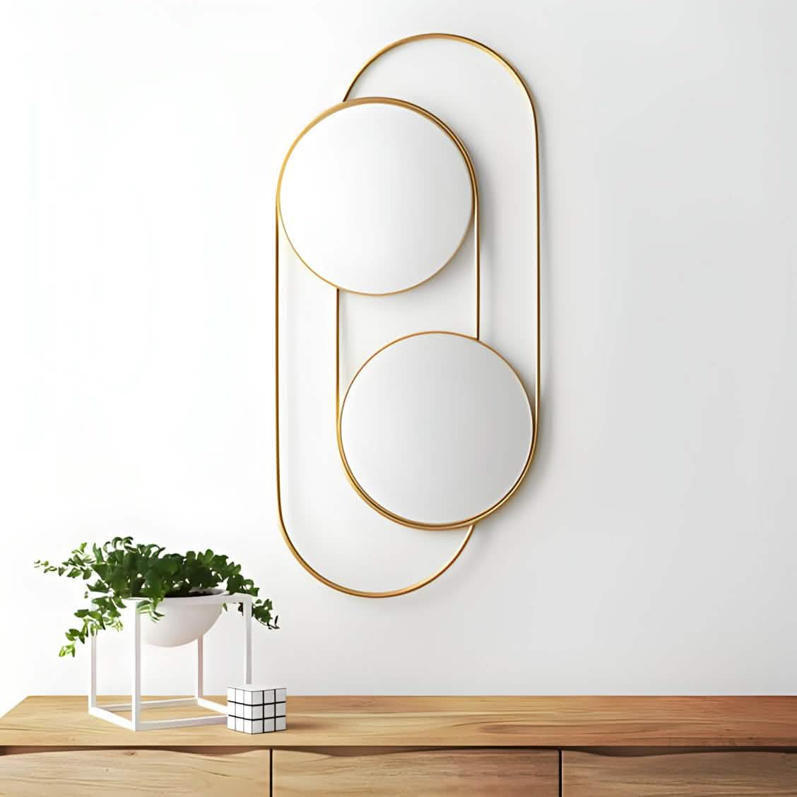 NArt173 - مرايا بإطار ذهبي