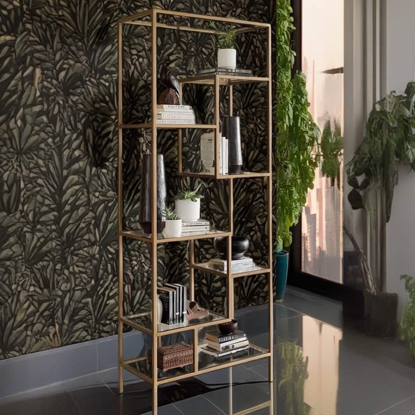 NArt142- Metal Shelving Unit