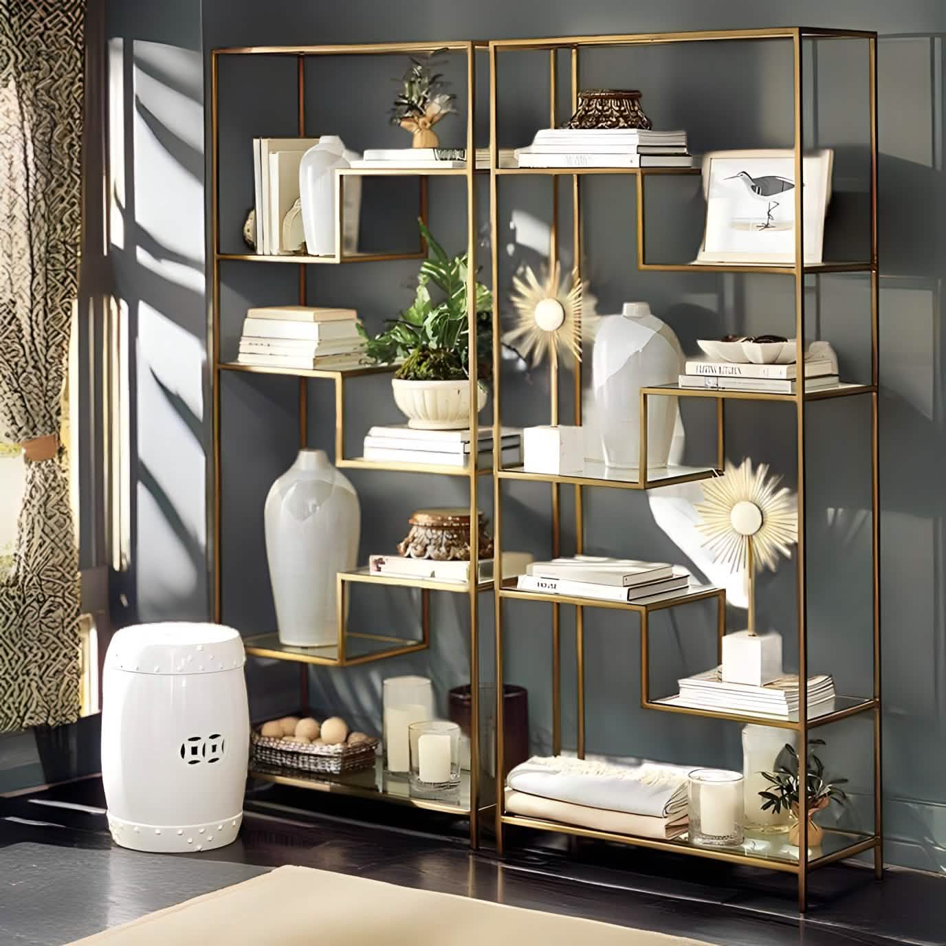 NArt147- Metal Shelving Unit