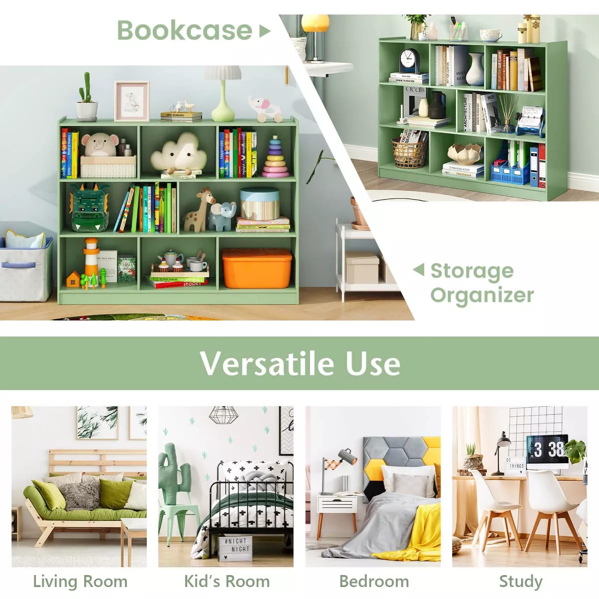Children's room organizing unit