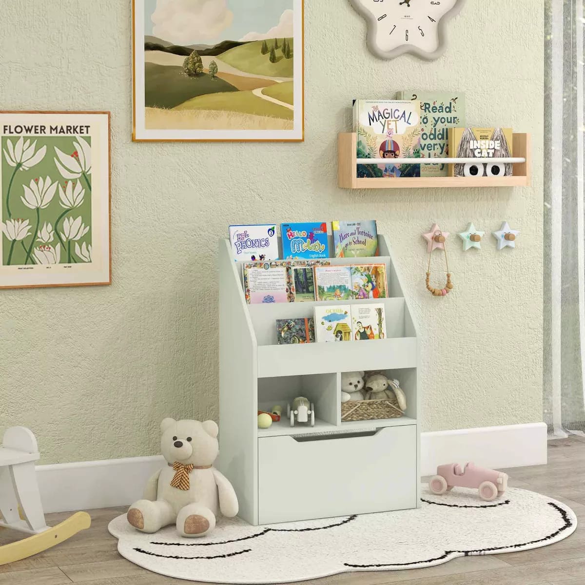 Children's room organizing unit