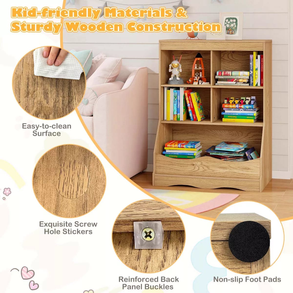 Children's room organizing unit