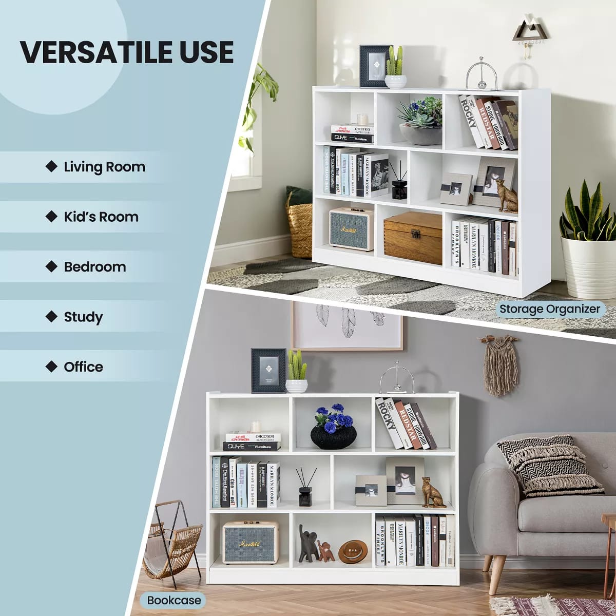Children's room organizing unit