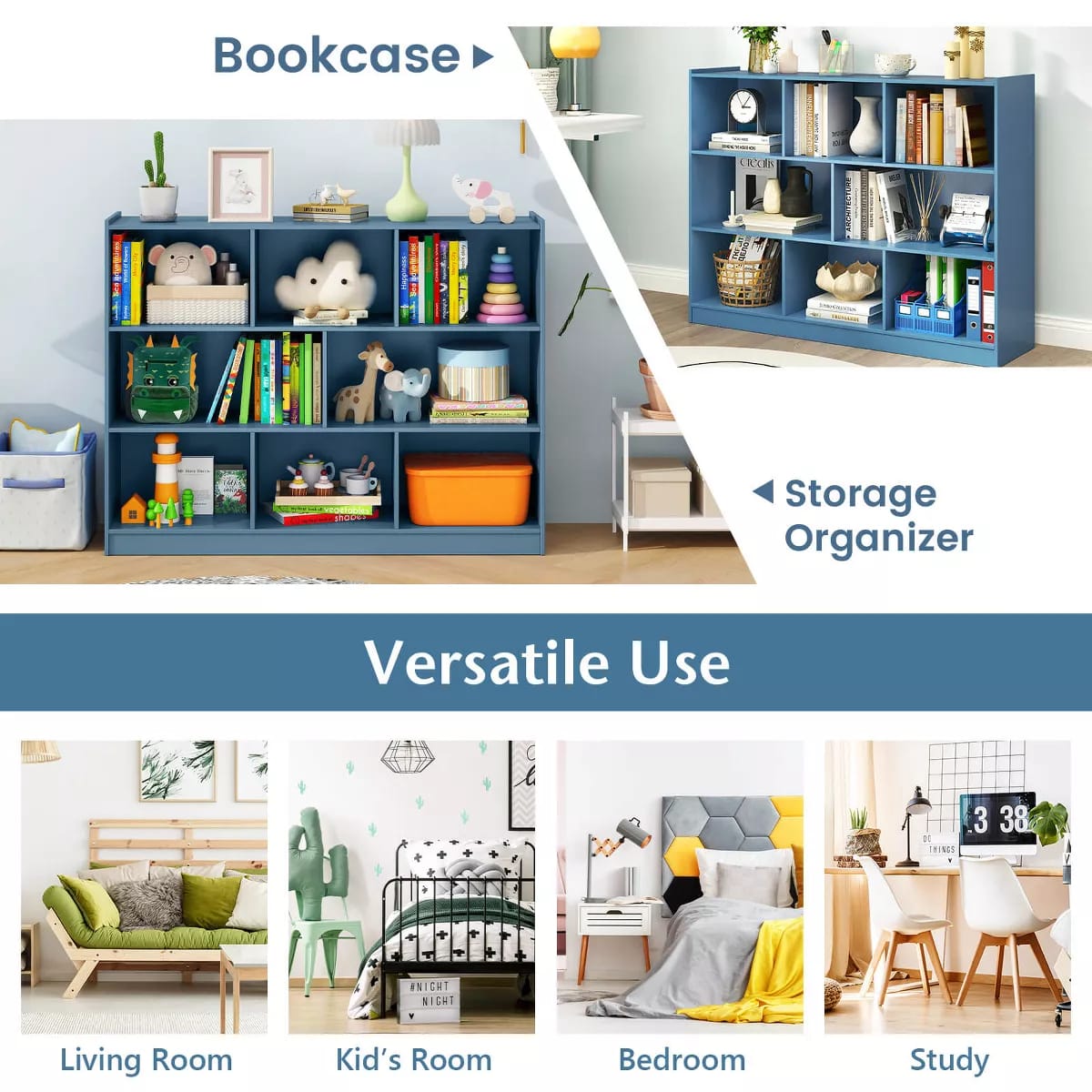 Children's room organizing unit