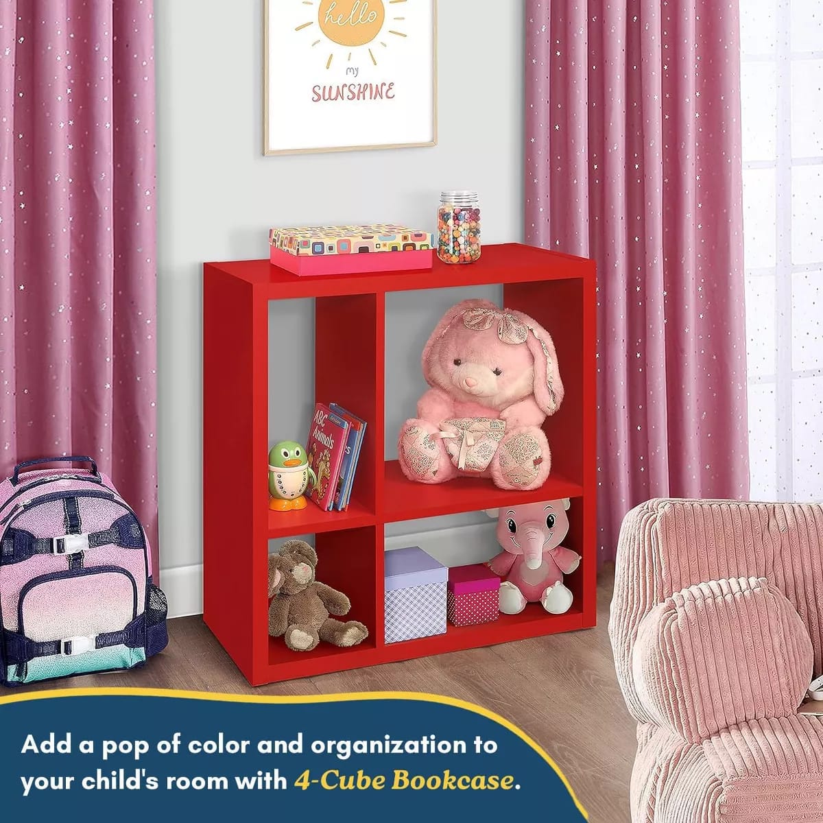 Children's room organizing unit