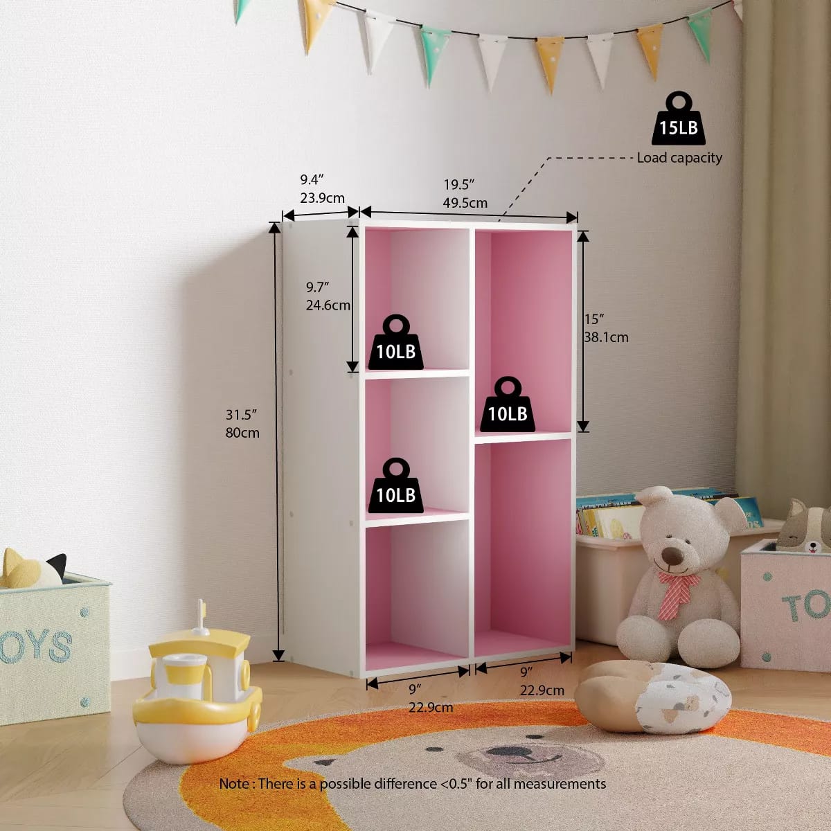 Children's room organizing unit