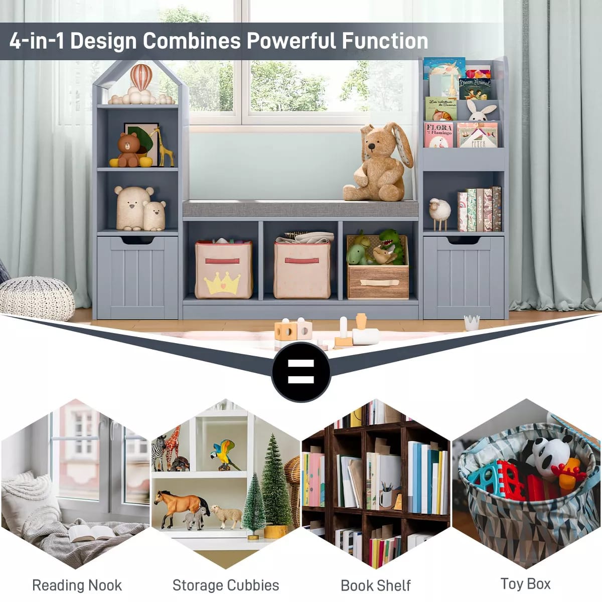 Children's room organizing unit