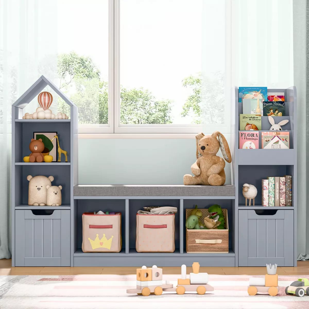 Children's room organizing unit