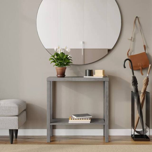 Natural Swedish wood console