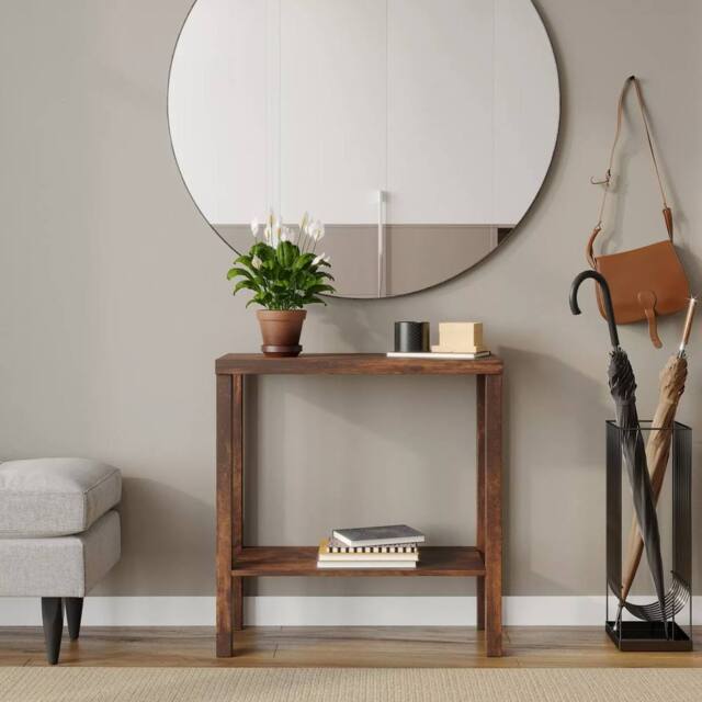 Natural Swedish wood console