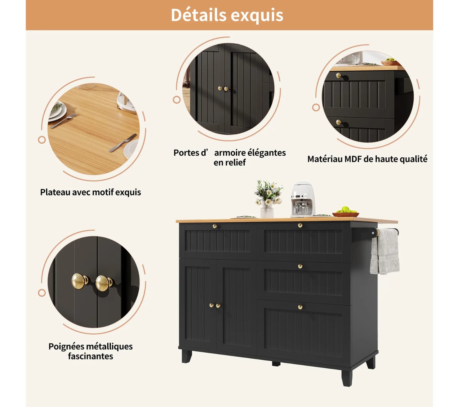 Kitchen side unit