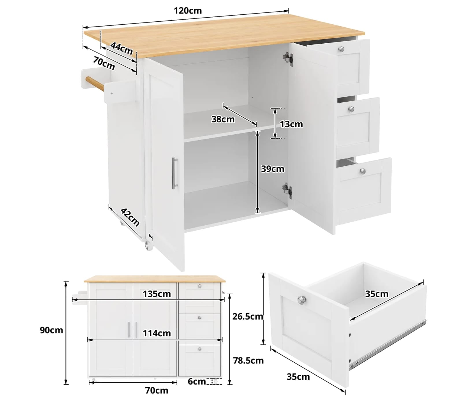 Kitchen side unit