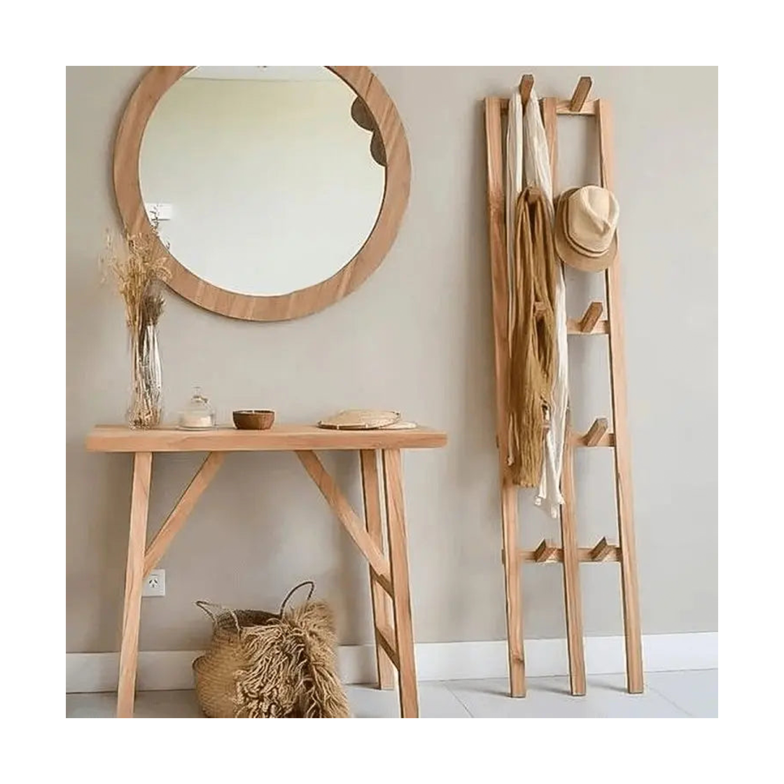 ART.W.AW 067 - مرايا مع كونسول مع علاقة ملابس