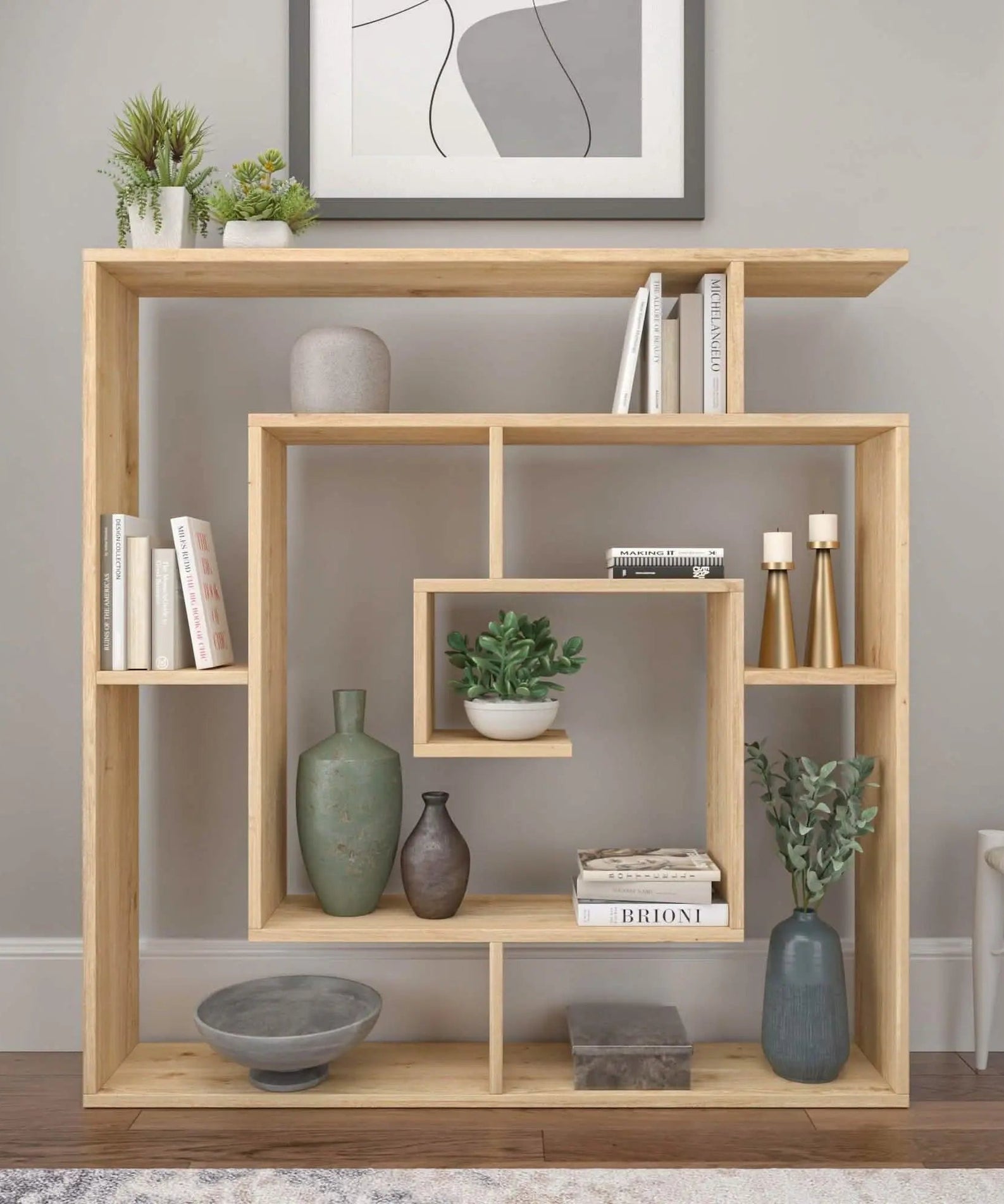 تسوق الأن من هومكس  أرفف خشب سويد طبيعي 100*20*100 سم - ROD329 بأفضل سعر وأفضل جودة 