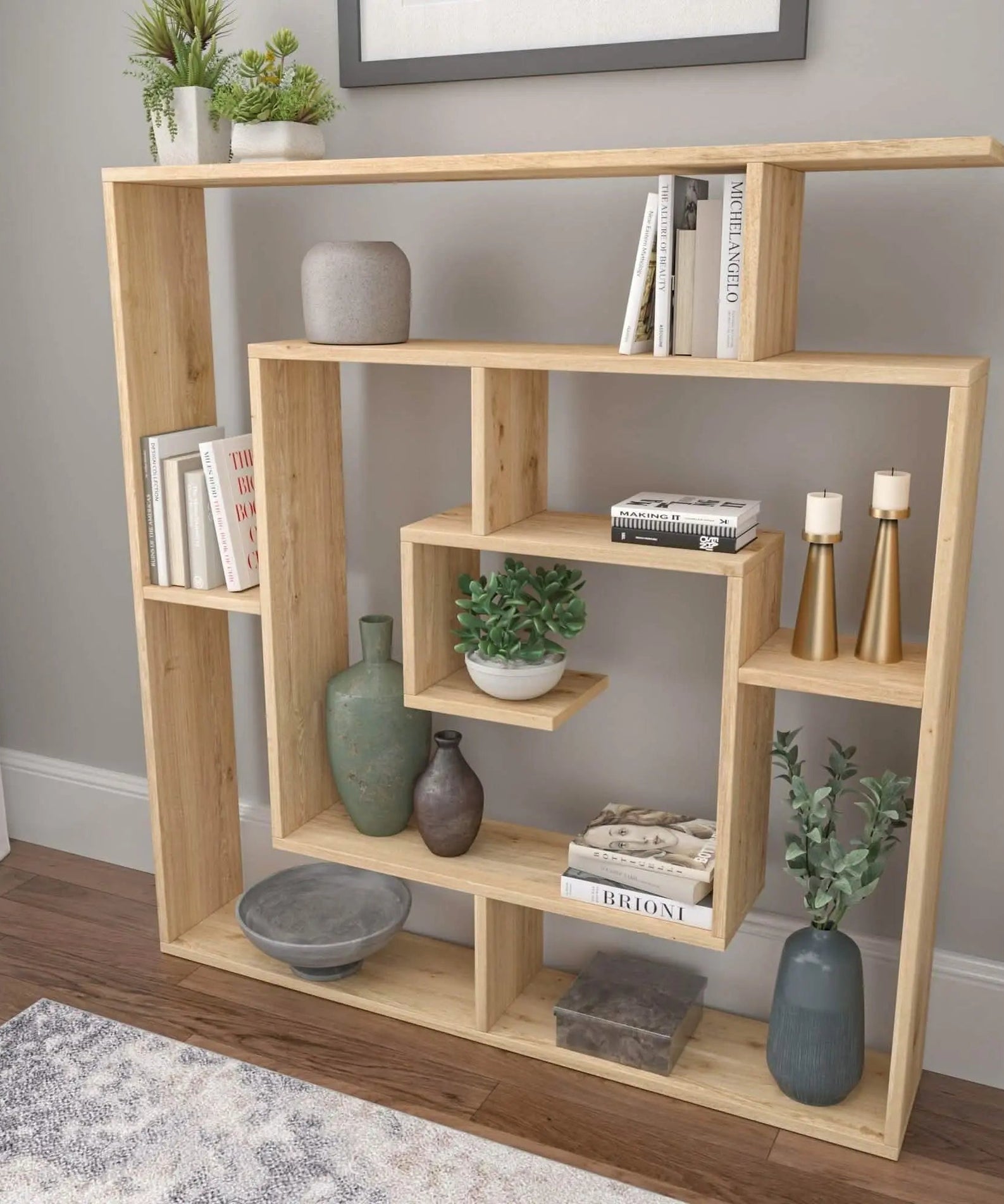 تسوق الأن من هومكس  أرفف خشب سويد طبيعي 100*20*100 سم - ROD329 بأفضل سعر وأفضل جودة 