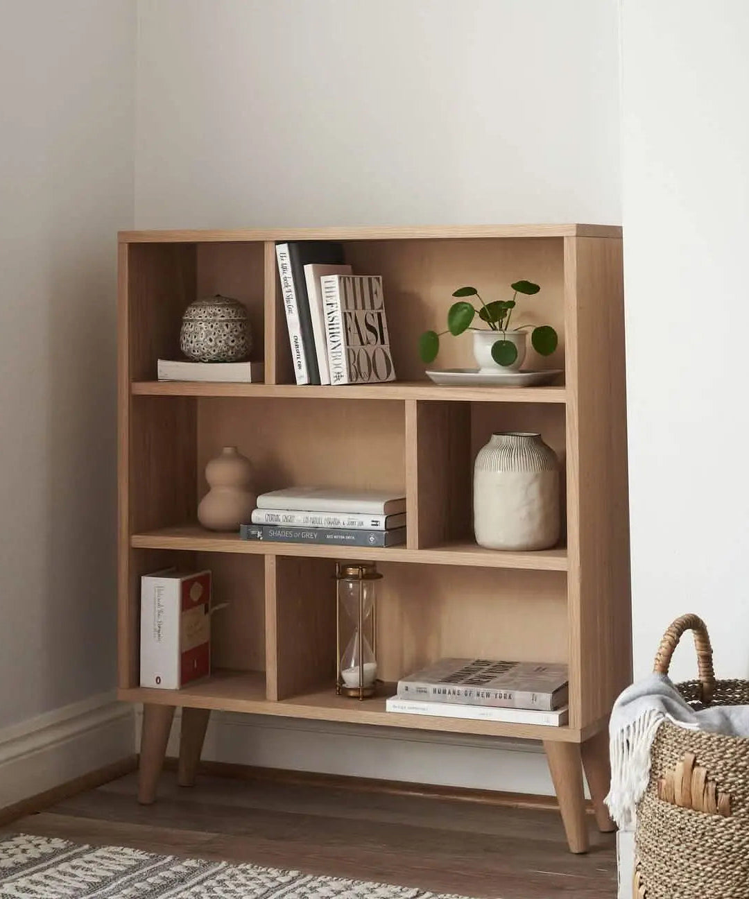 وحدة تخزين خشبية 100*30*120 سم - ROD331 - Homix