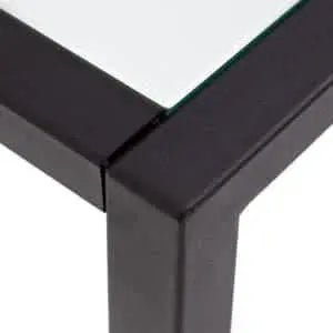 NArt125 - كونسول معدن بسطح زجاج