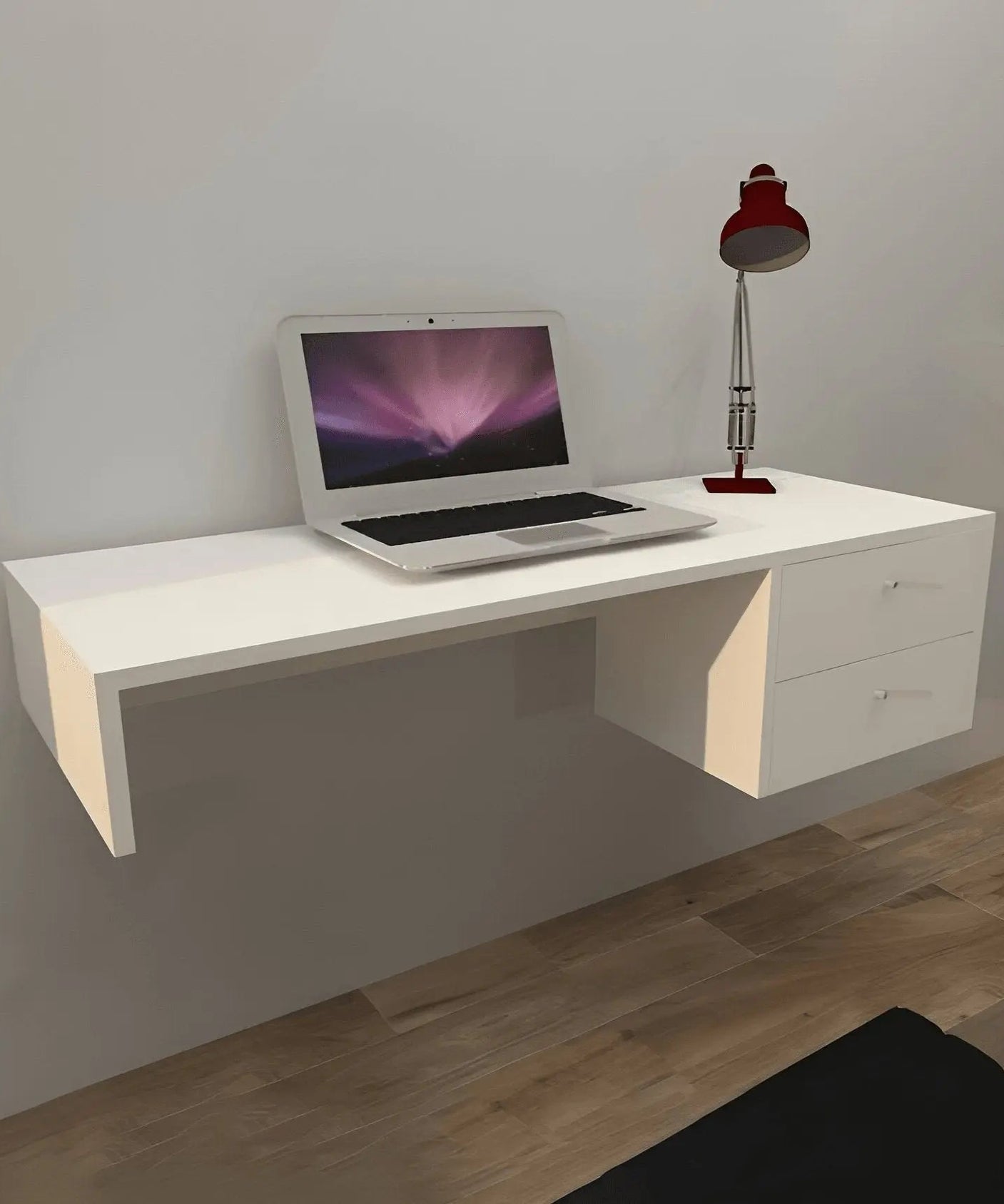 مكتب حائط خشب كونتر 100*40*35 سم - ROD7 - Homix