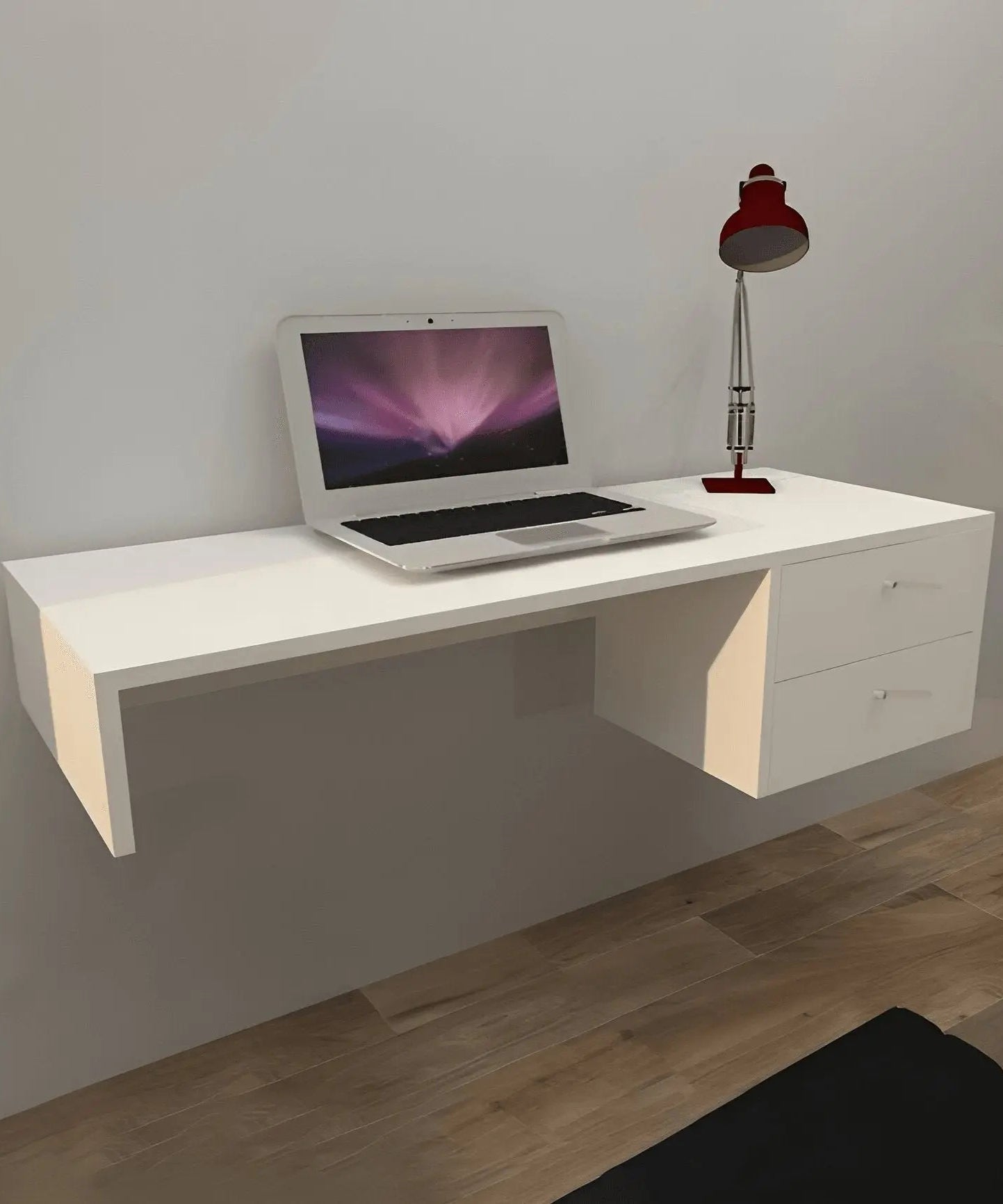 مكتب حائط خشب كونتر 100*40*35 سم - ROD7 - Homix