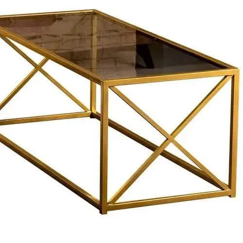 NArt118 - ترابيزة قهوة بسطح زجاج