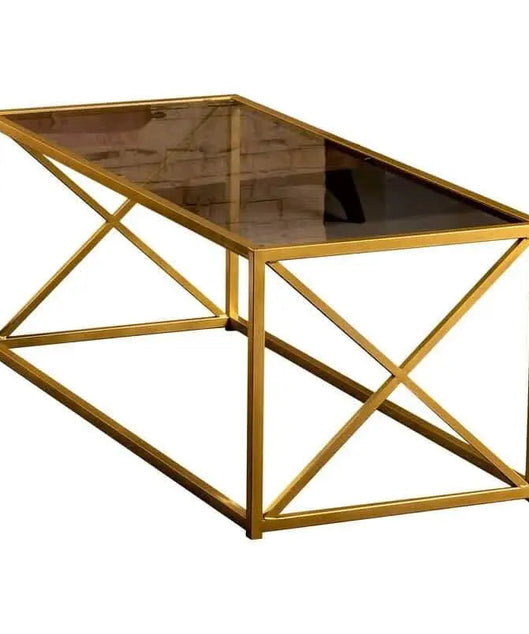 NArt118 - ترابيزة قهوة بسطح زجاج