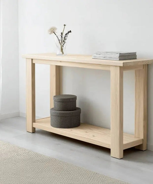 كونسول خشب سويد طبيعي 105*40*80 سم - ROD188 - Homix