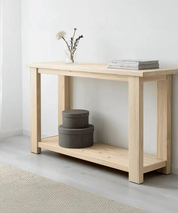 كونسول خشب سويد طبيعي 105*40*80 سم - ROD188 - Homix