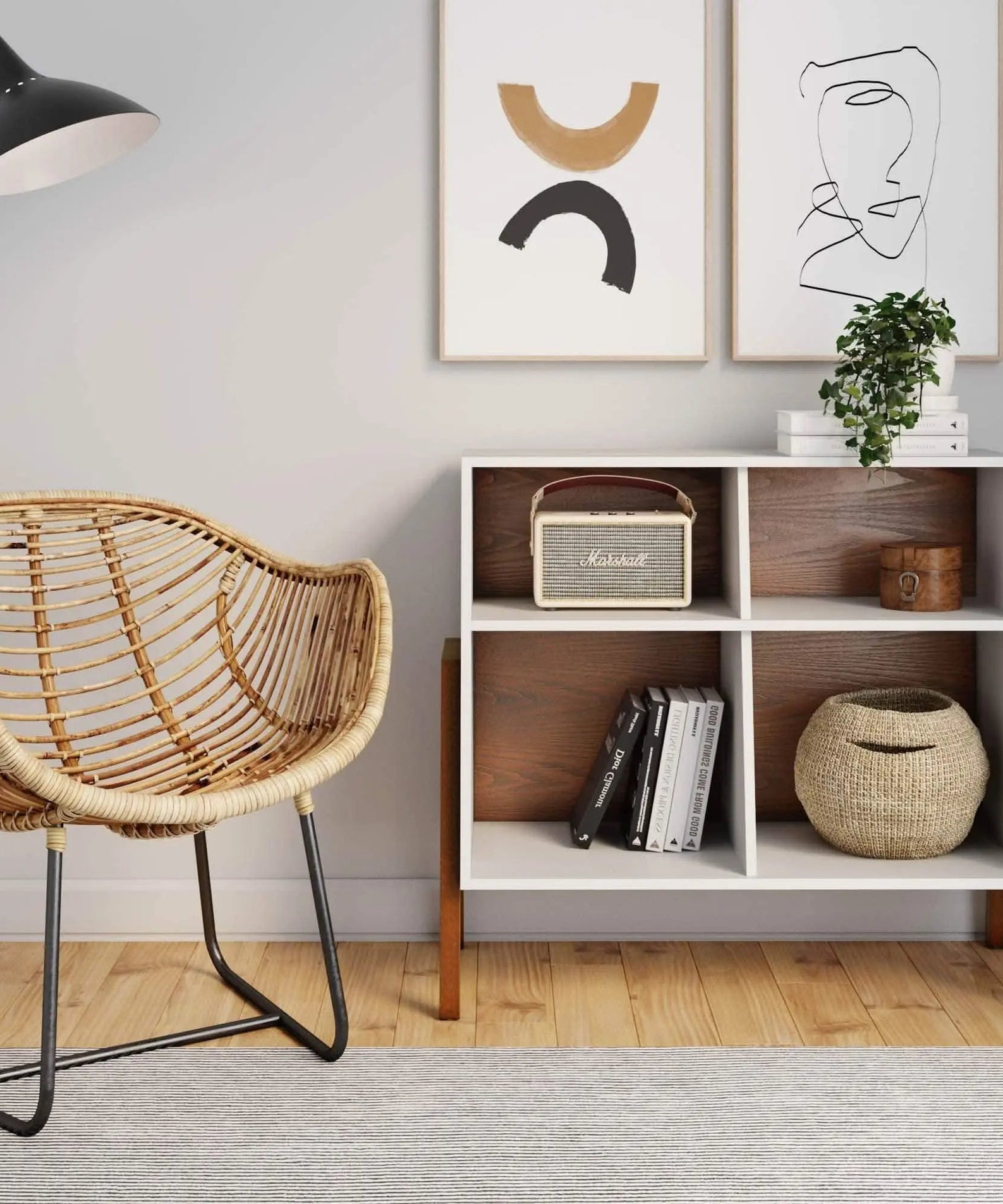 تسوق الأن من هومكس  وحدة أرفف خشبية 105*40*85 سم - ROD348 بأفضل سعر وأفضل جودة 