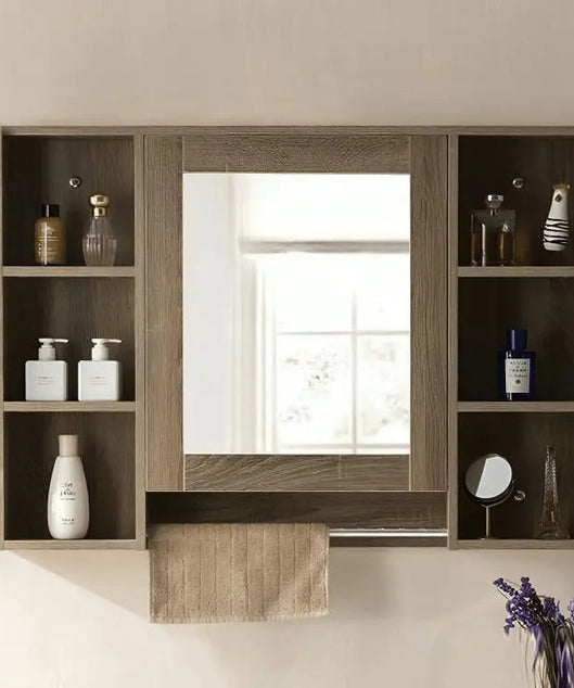 مرايا حمام مزودة بأرفف تخزين 110*14*70 سم - ROD28 - Homix