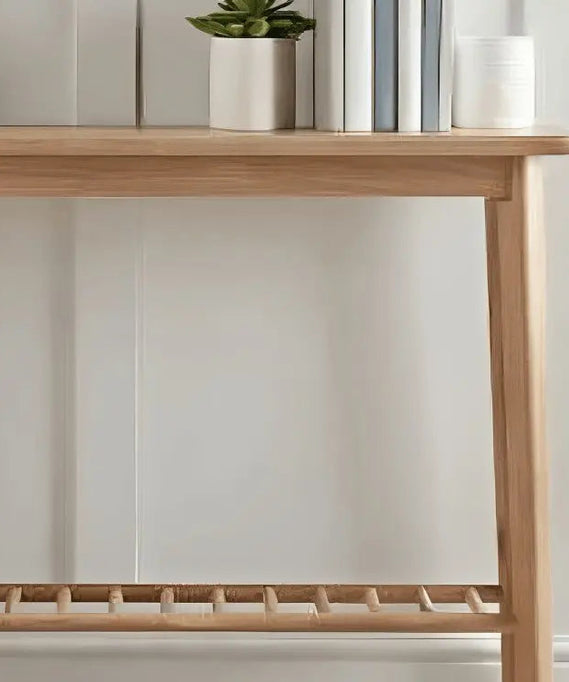 كونسول خشب سويد طبيعي 110*29*90 سم - ROD219 - Homix