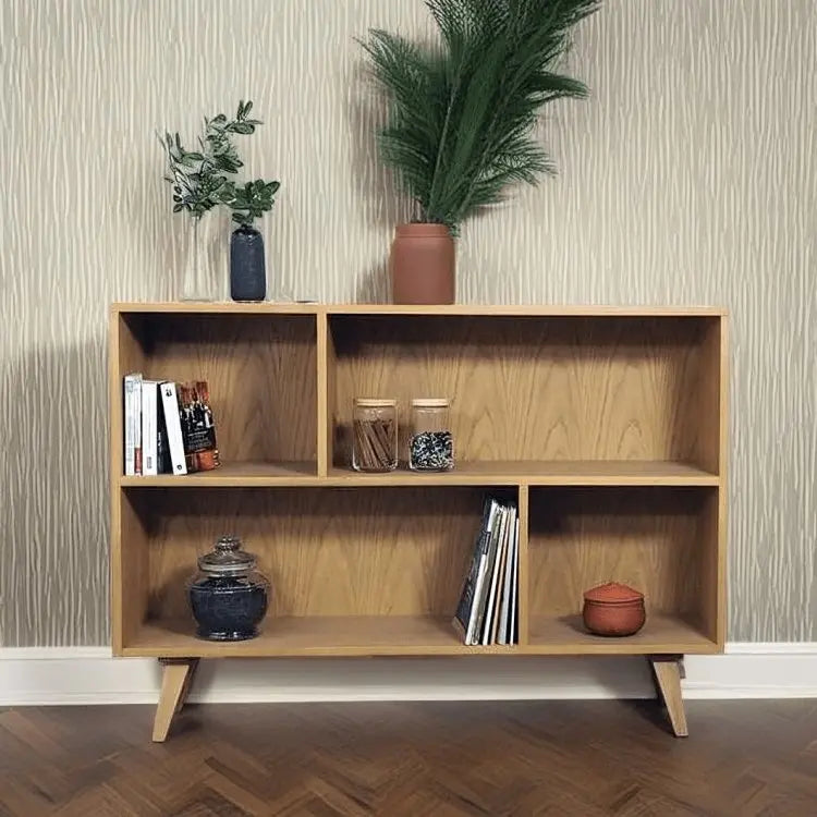 وحدة تخزين خشبية 110*30*85 سم - ROD346 - Homix