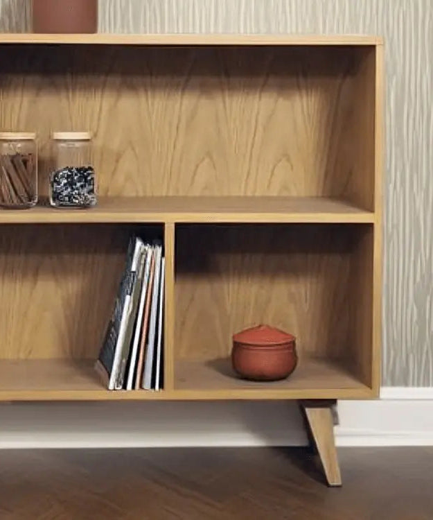 وحدة تخزين خشبية 110*30*85 سم - ROD346 - Homix