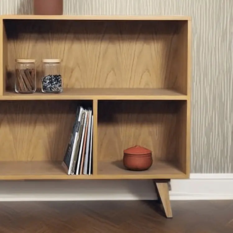 وحدة تخزين خشبية 110*30*85 سم - ROD346 - Homix