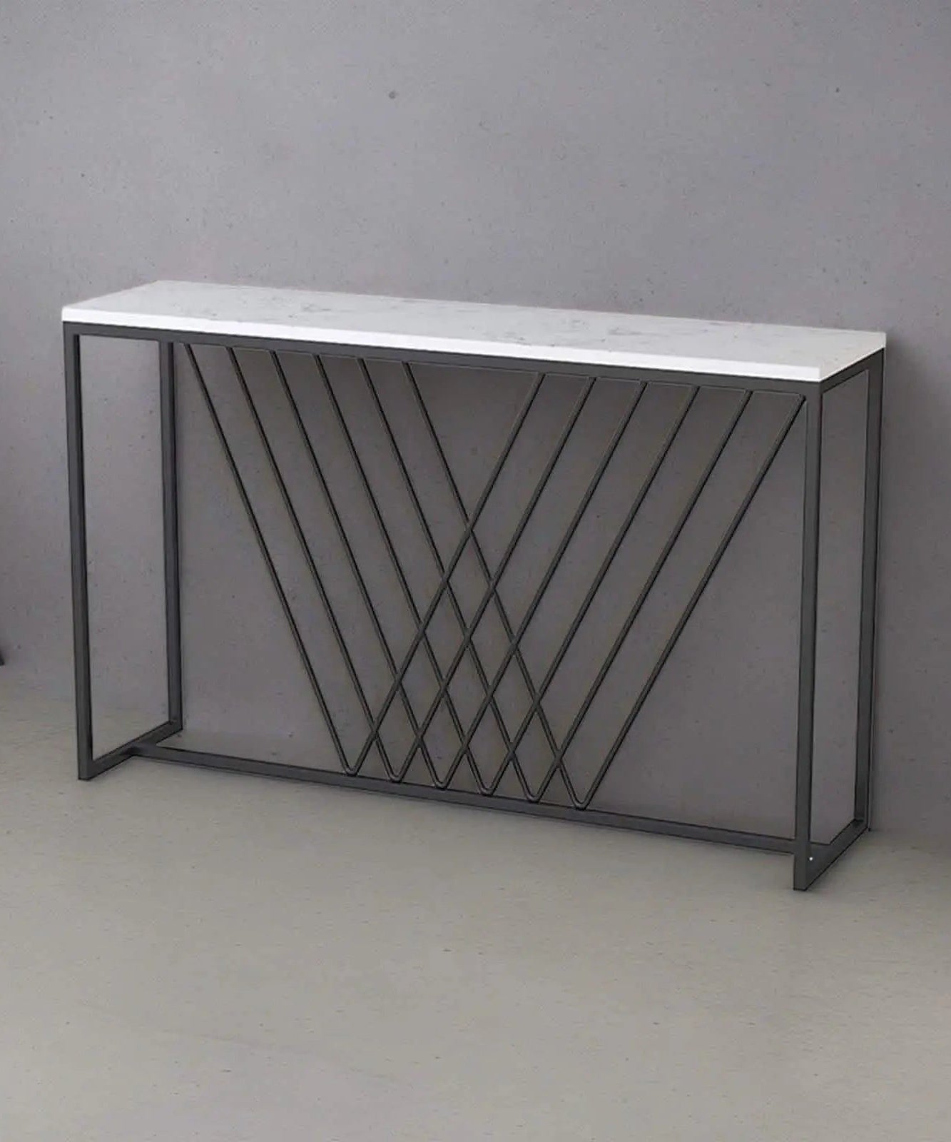 NArt81- كونسول بسطح رخام