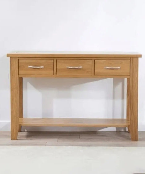 كونسول خشب سويد طبيعي 110*35*85 سم - ROD203 - Homix