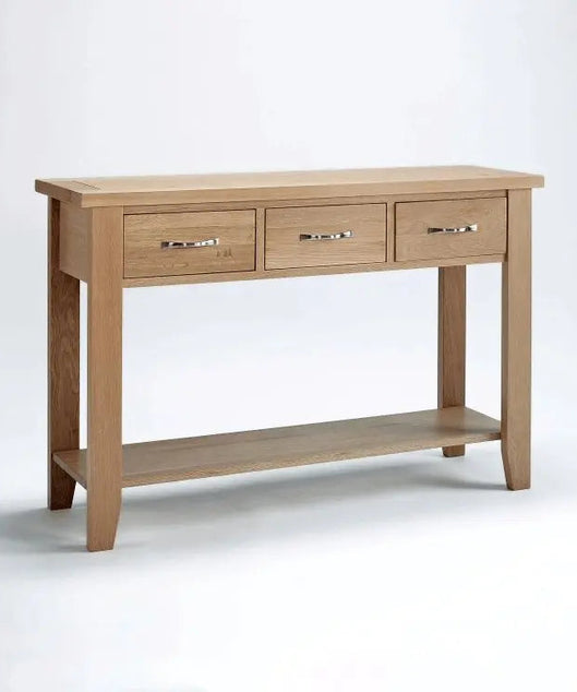 كونسول خشب سويد طبيعي 110*35*85 سم - ROD203 - Homix