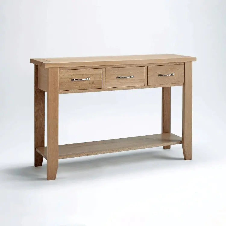 كونسول خشب سويد طبيعي 110*35*85 سم - ROD203 - Homix