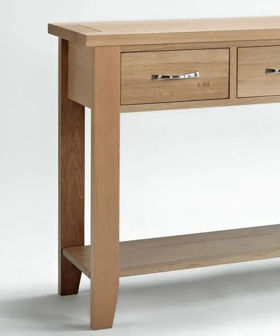 كونسول خشب سويد طبيعي 110*35*85 سم - ROD203 - Homix