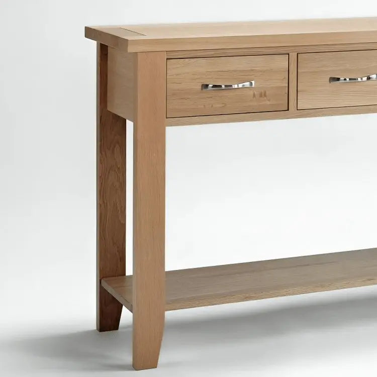 كونسول خشب سويد طبيعي 110*35*85 سم - ROD203 - Homix